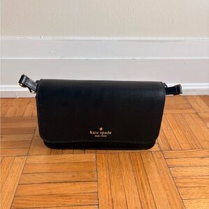Kate Spade Black Leather Shoulder Bag
